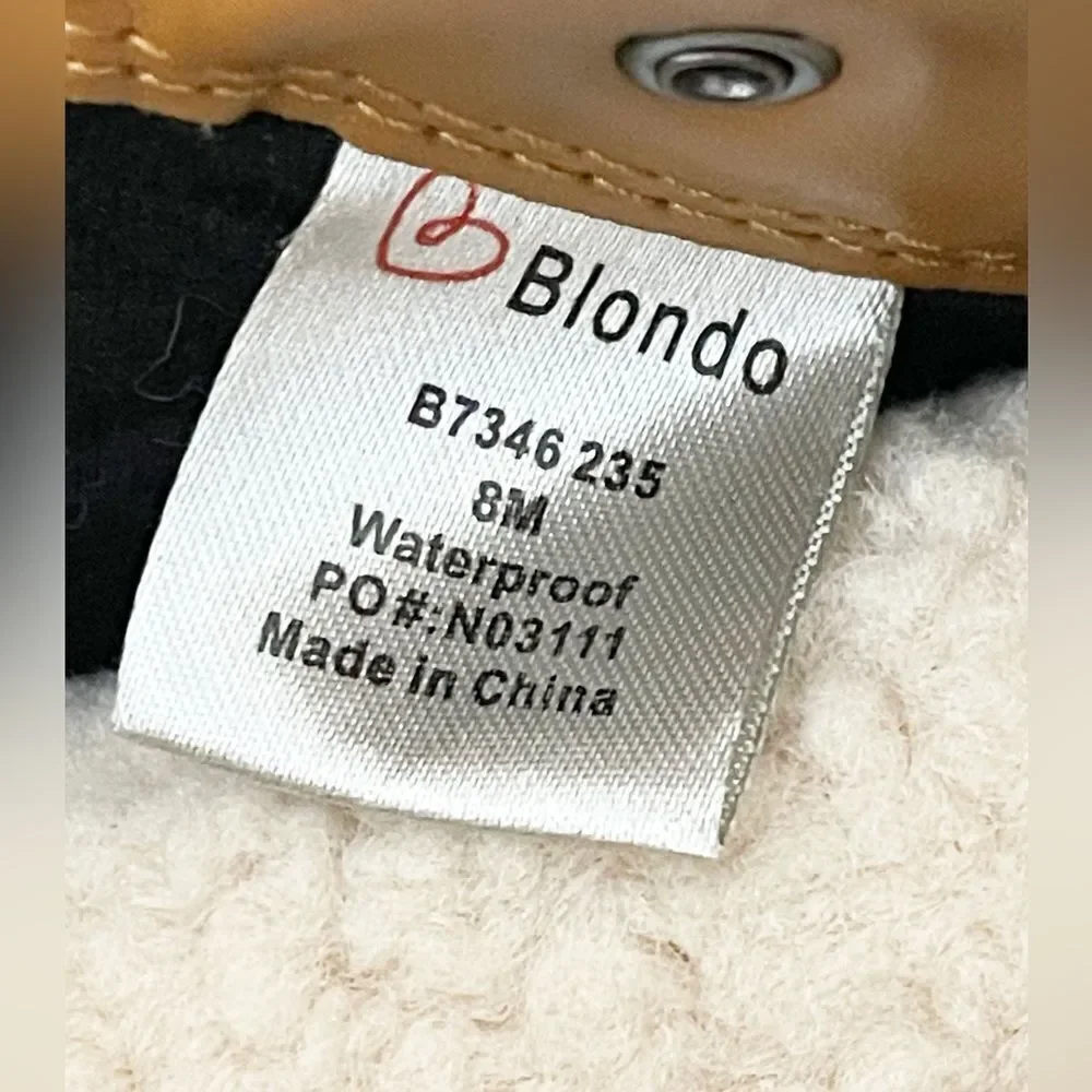 Blondo Devin Waterproof with Sherpa fur Camp Boots Gorpcore. 8